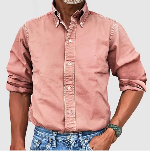 Camicia classica in tessuto di alta qualità