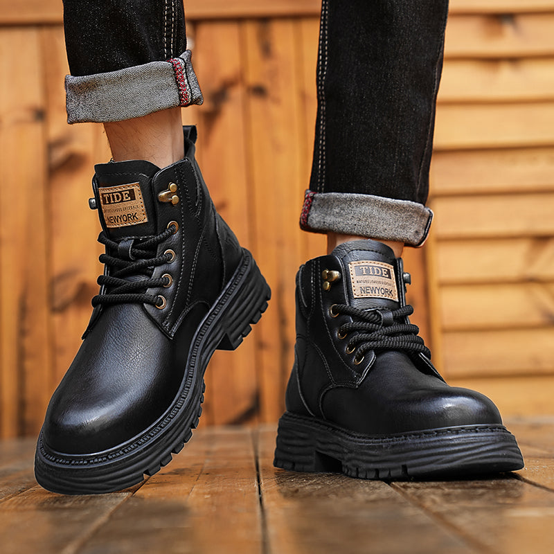 MartinBoots - Stivali da uomo in vera pelle di alta qualità