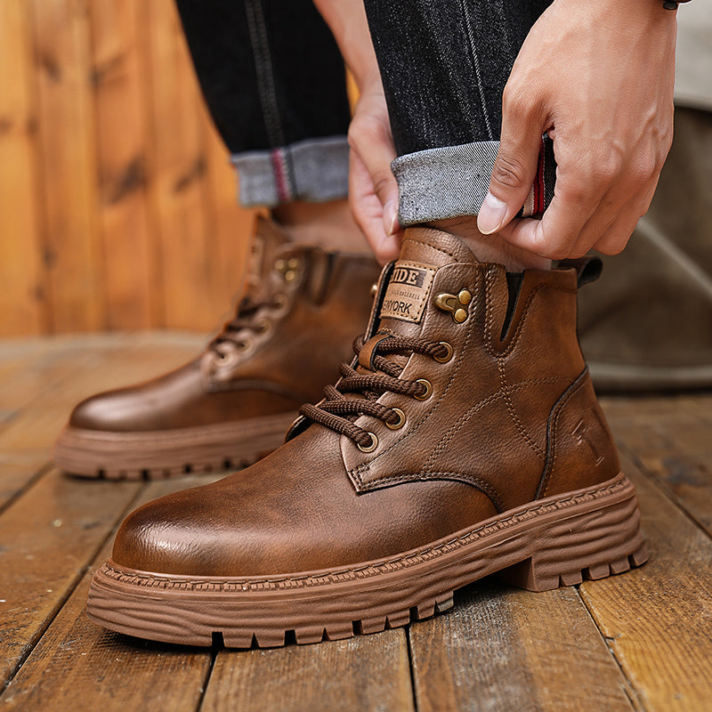 MartinBoots - Stivali da uomo in vera pelle di alta qualità