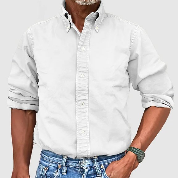 Camicia classica in tessuto di alta qualità