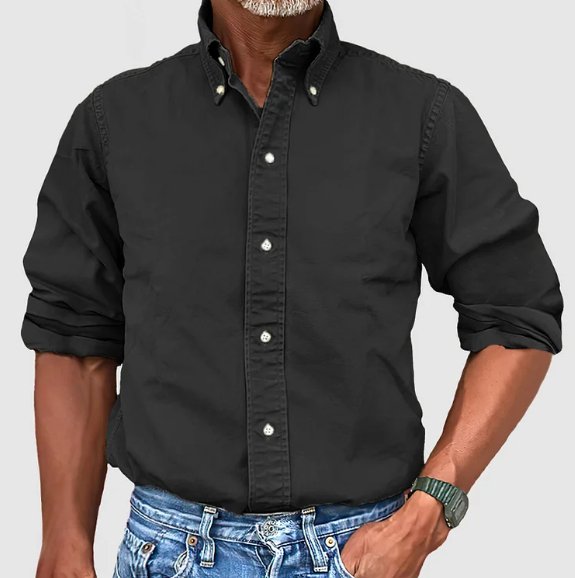 Camicia classica in tessuto di alta qualità