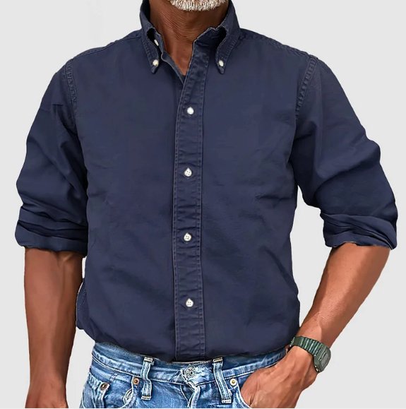 Camicia classica in tessuto di alta qualità