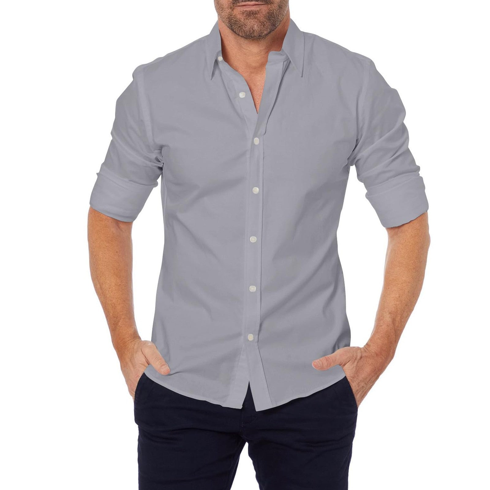 Camicia slim con zip speciale