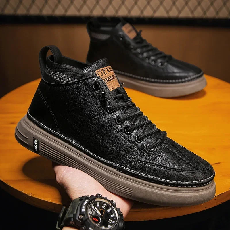 Scarpe casual in pelle per uomini eleganti