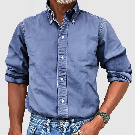 Camicia classica in tessuto di alta qualità