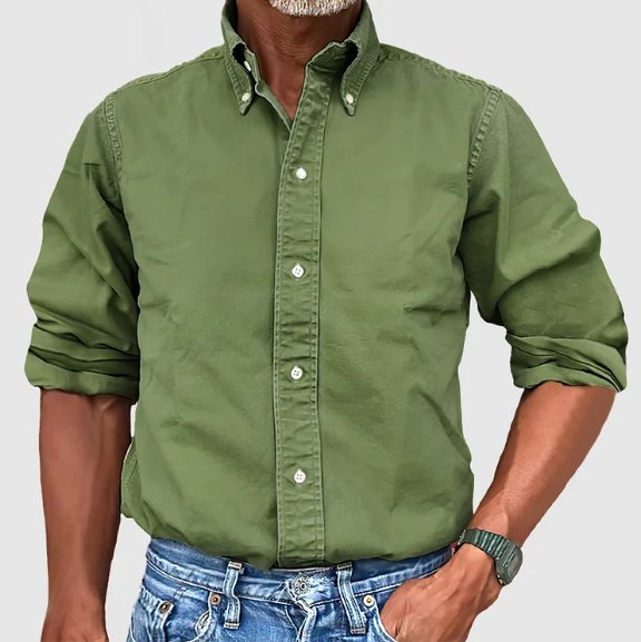 Camicia classica in tessuto di alta qualità