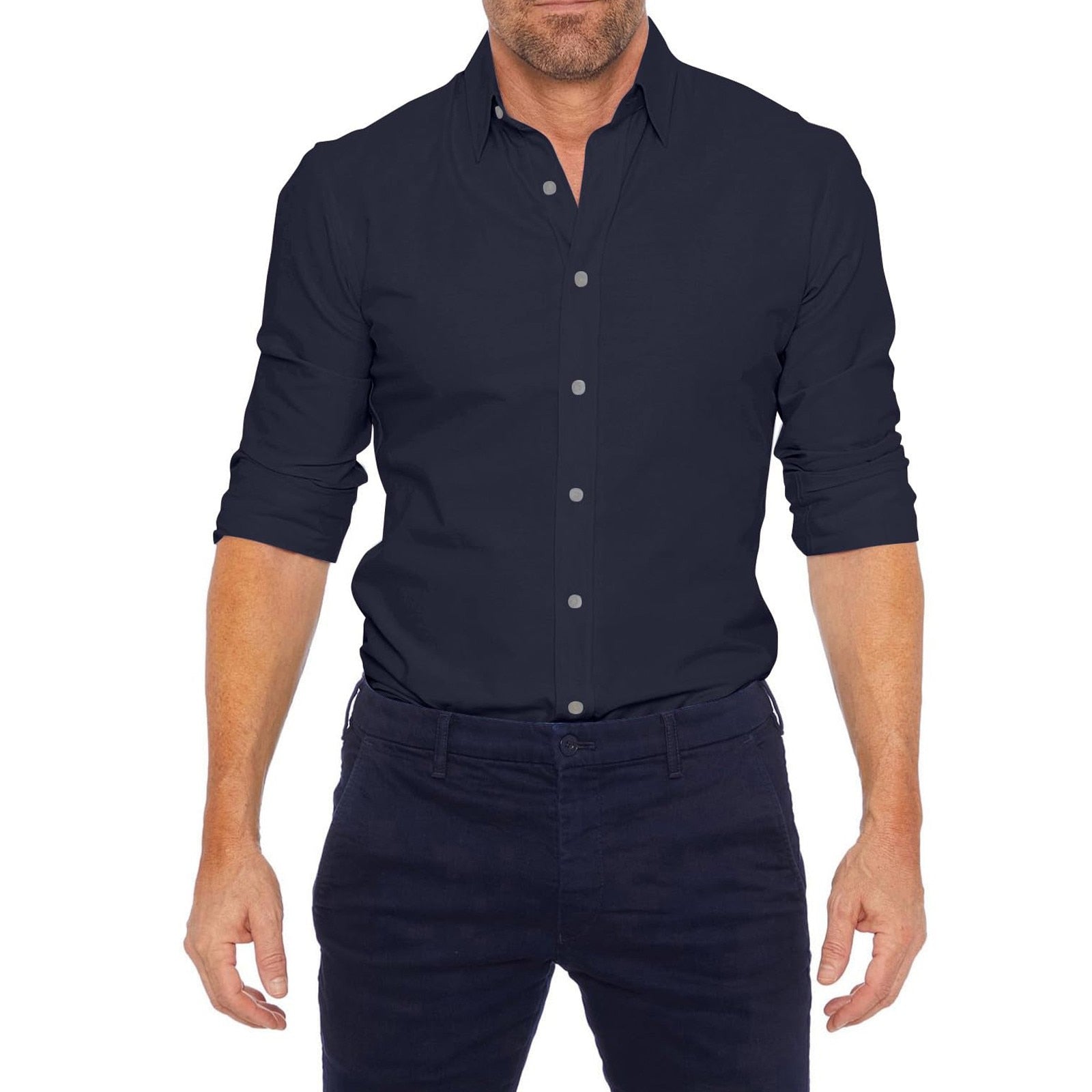 Camicia slim con zip speciale