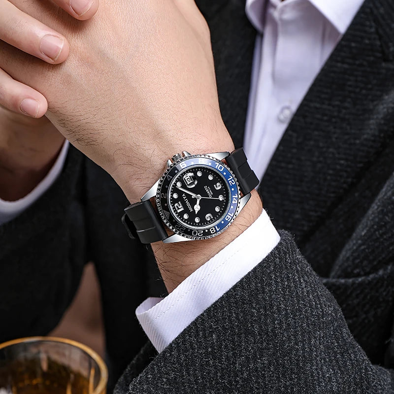 Orologio al quarzo di lusso da uomo