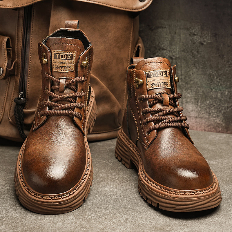 MartinBoots - Stivali da uomo in vera pelle di alta qualità