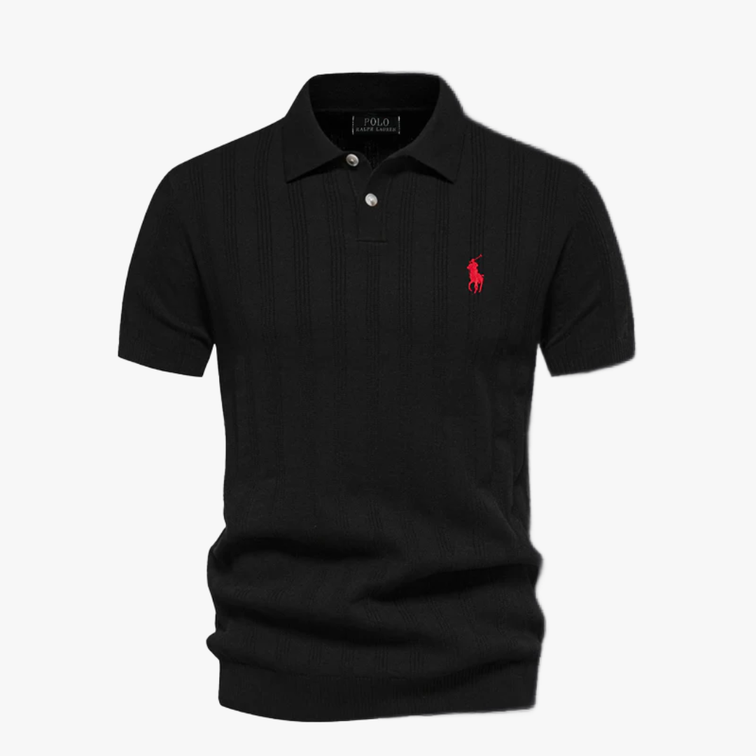 R&L™ Polo in maglia strutturata