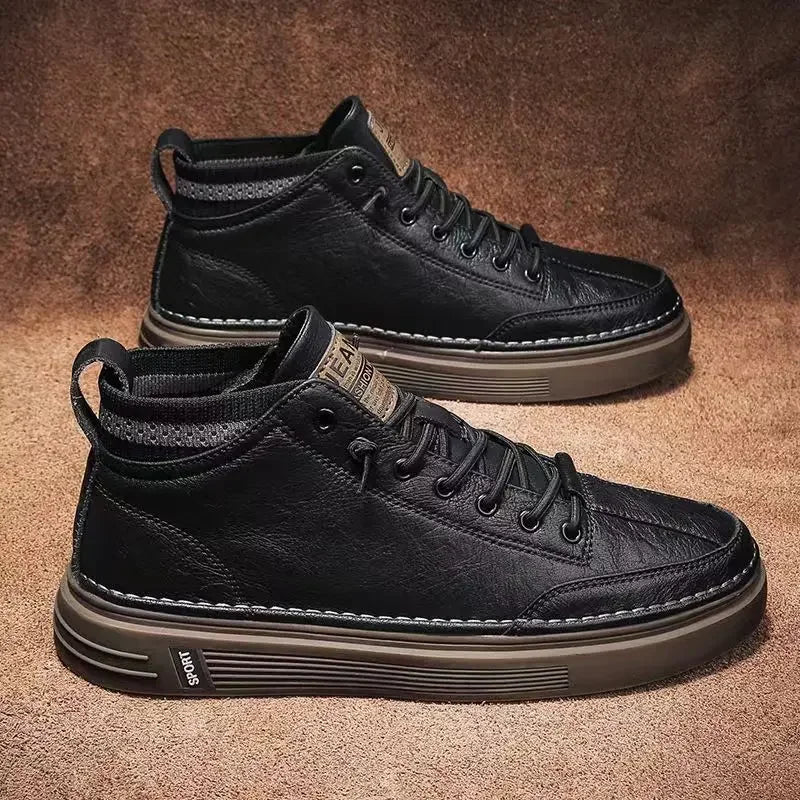 Scarpe casual in pelle per uomini eleganti