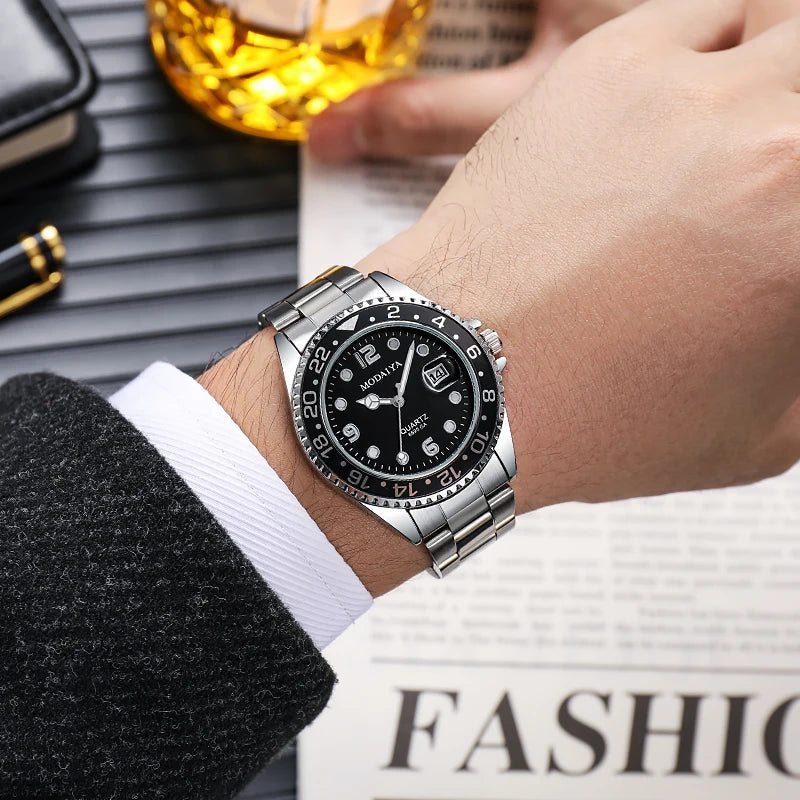 Orologio al quarzo di lusso da uomo