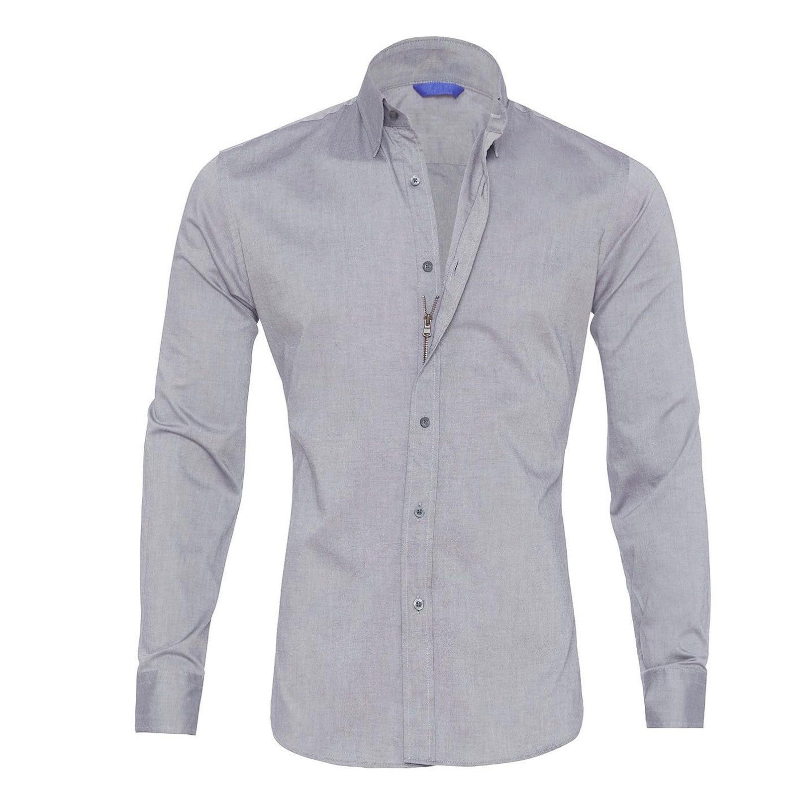 Camicia slim con zip speciale