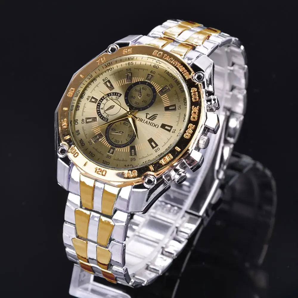 Orologio da polso classico al quarzo da uomo