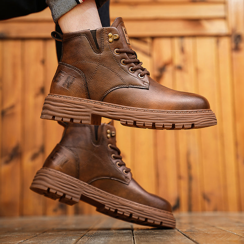 MartinBoots - Stivali da uomo in vera pelle di alta qualità