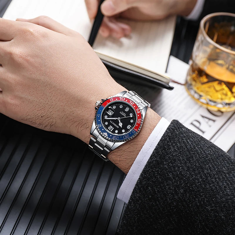 Orologio al quarzo di lusso da uomo