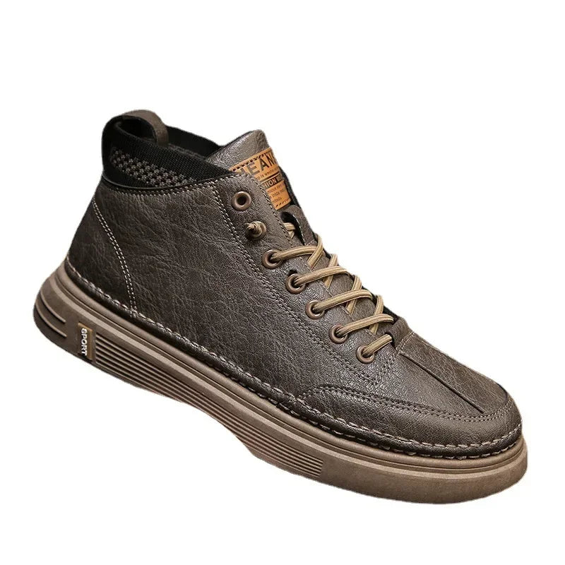 Scarpe casual in pelle per uomini eleganti