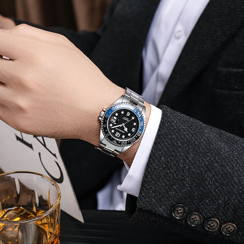 Orologio al quarzo di lusso da uomo